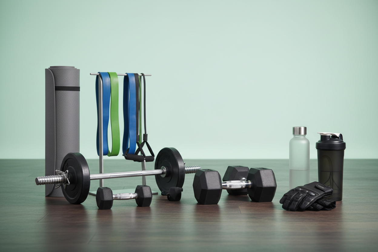 Fitness Equipment Front Side View